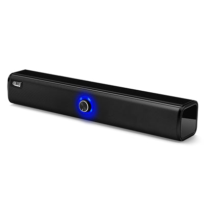 Adesso Xtream S6 Portable Bluetooth & Aux Sound Bar Speaker - 10W x 2 -Black - 3.5mm - Rechargeable Battery - Volume Control Knob - Wired/Wireless Adesso Xtream S6 Portable Bluetooth & Aux Sound Bar Speaker - 10W x 2 -Black - 3.5mm - Rechargeable Battery - Volume Control Knob - Wired/Wireless
